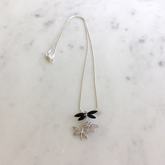 Sterling Silver Dragonfly Necklace - Picture 6 of 12